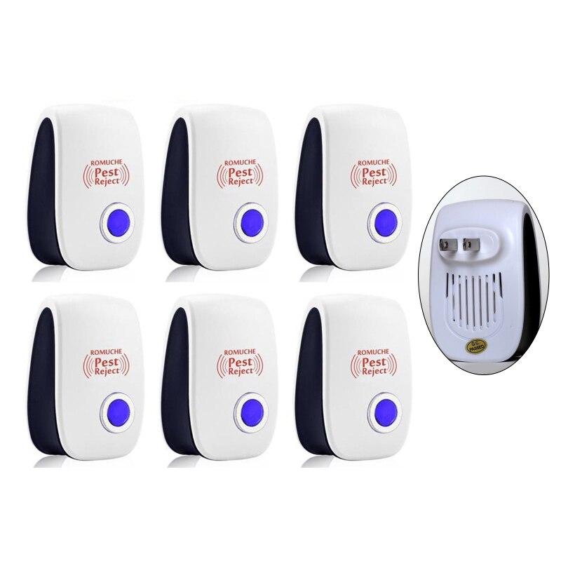 Ultrasonic Pest Repeller 6 Pack Newest Upgraded Ultrasonic Pest Repellent: US