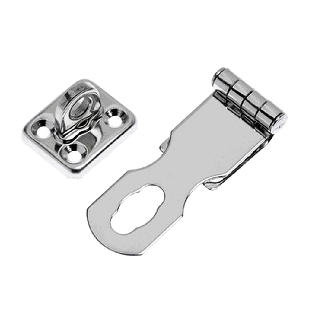 Marine Boat Stainless Steel Safety Hasp, Swivel Door Clasp, 70mm