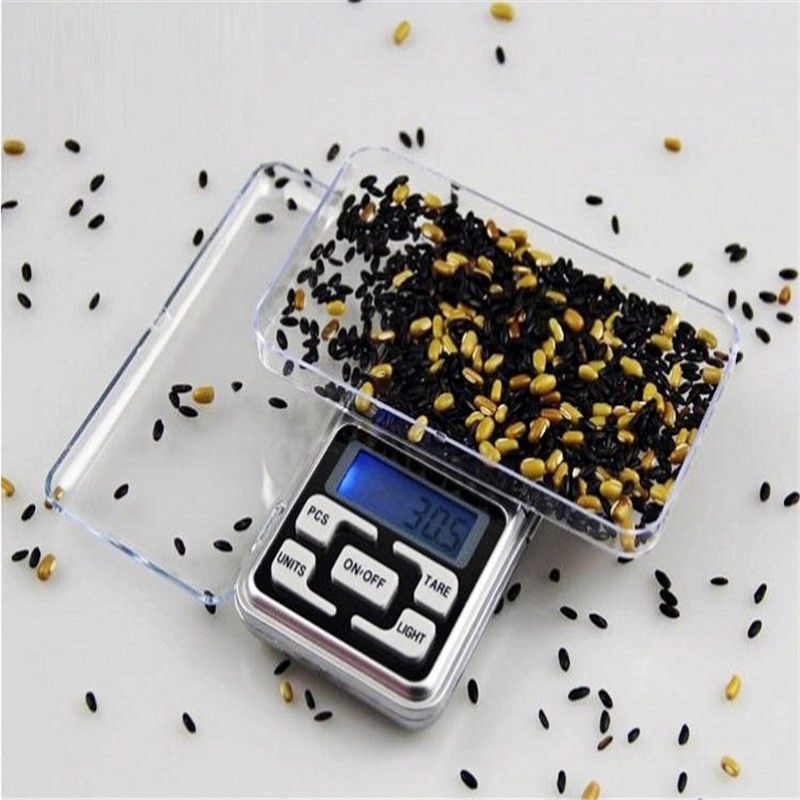 Electronic Scale 500g x 0.1g Digital Portable Mini Backlight Scale Jewelry Gold Herb Balance Weight Gram LCD Kitchen Scale #45