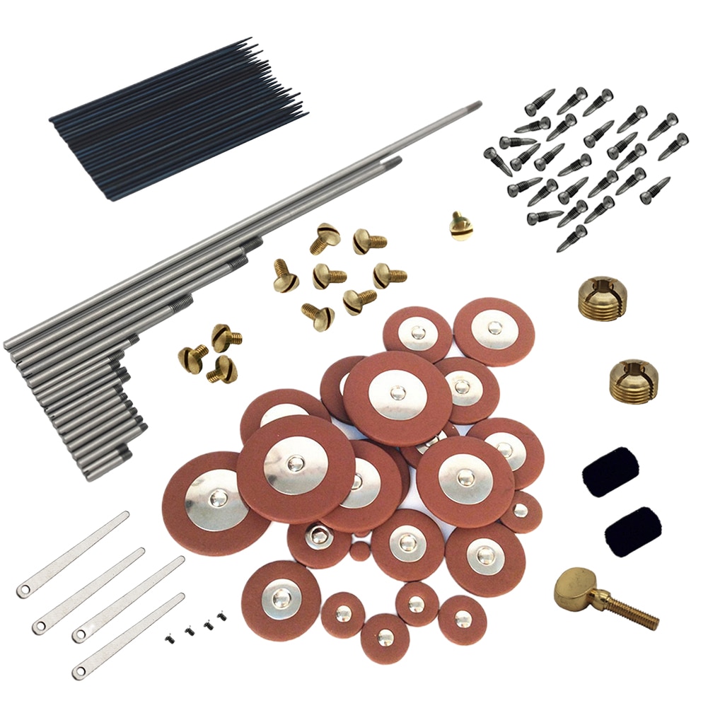 Altsaxofoon Reparatie Tools Set Sax Schroeven Roller Inlays Naald Sleutel As Compleet Vervanging Instrument Diy Onderdelen