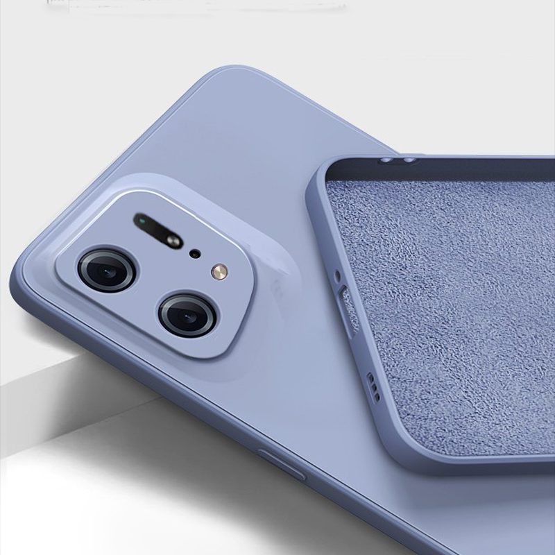 Coque souple en Silicone pour OPPO Find X5 Pro, étui de téléphone liquide