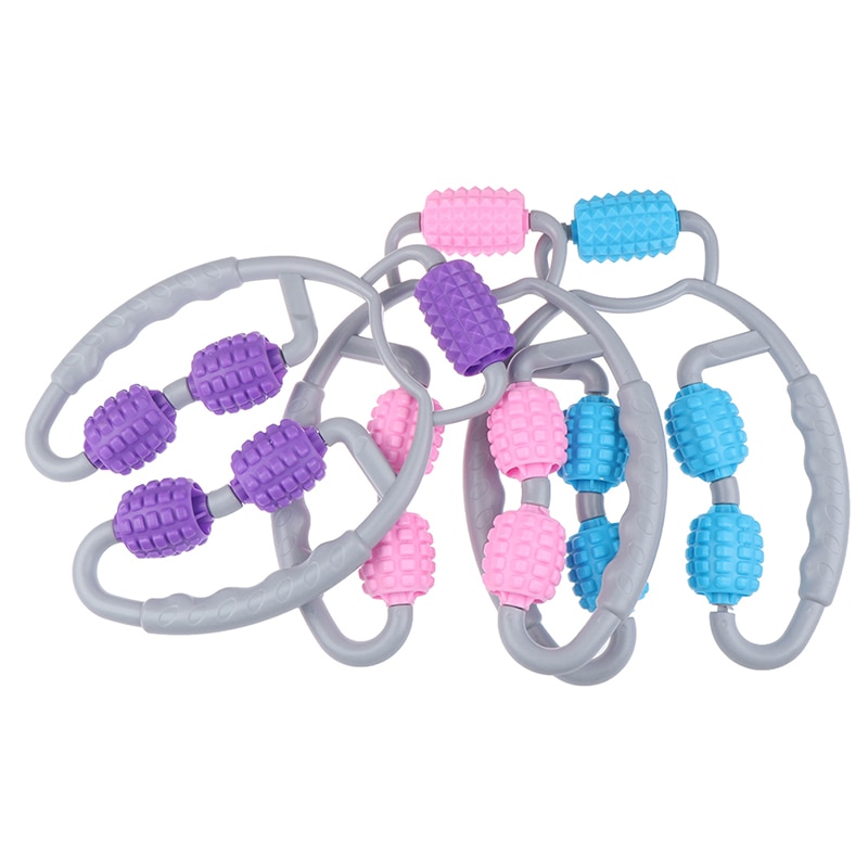 1pc eliminere muskelafslapning hjul kalv massage rulle fitness skum skaft ring ben klemme massager