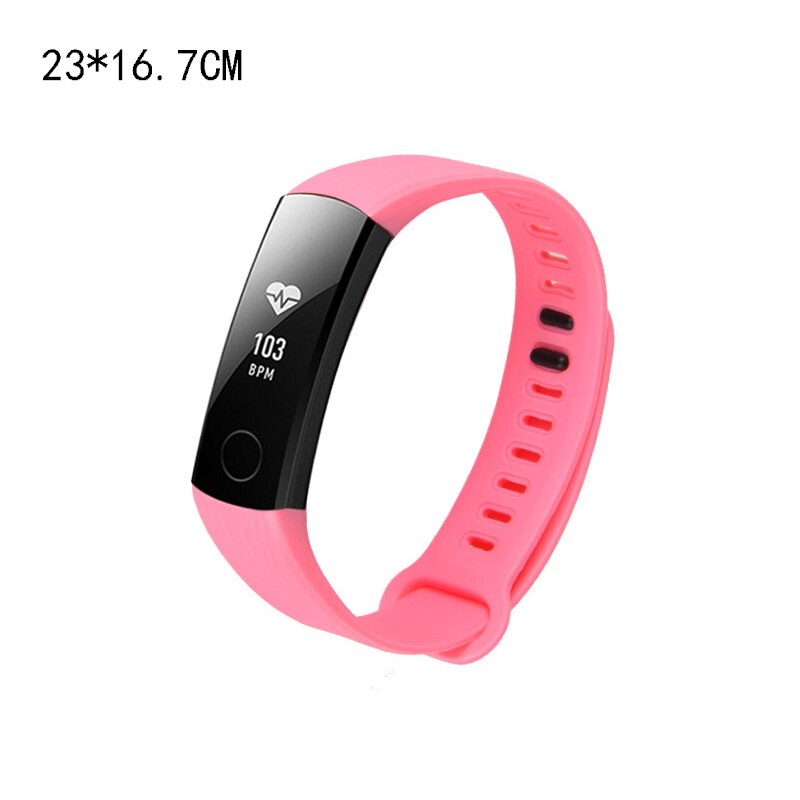 Tillämpligt intelligent armband armband armband tpu rem hälsa slitage övervakning klockarmband för huawei rongyao 3: Rosa