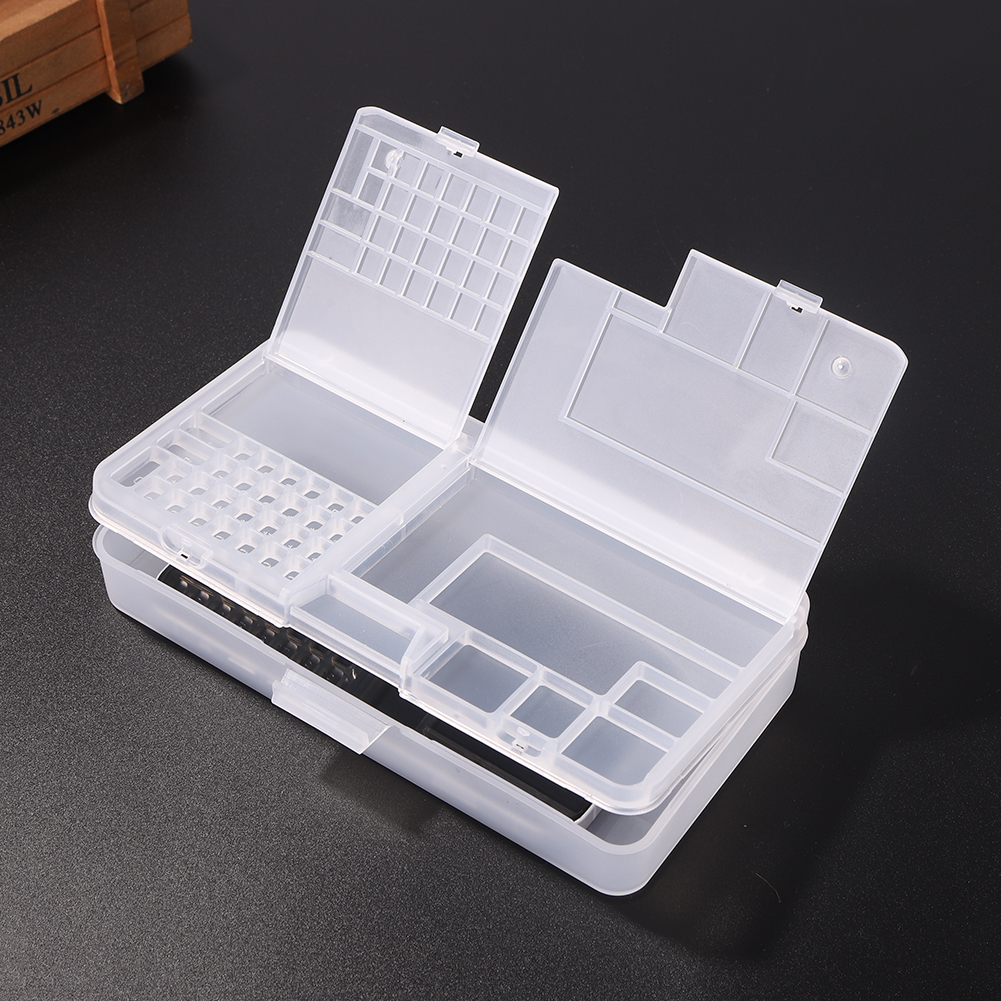Boîte de rangement multifonction pour iPhone écran LCD, composants de puces IC, téléphone portable, outils de réparation, étui organisateur