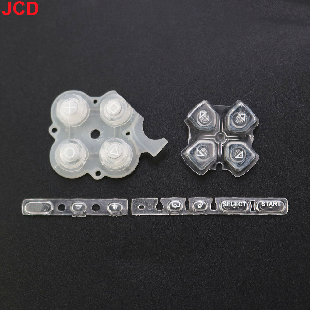 JCD 1 Juego para consola de juegos PSP 3000, Kit de botones izquierdo y derecho de repuesto, tecla de botones de inicio seleccionados para pieza de reparación PSP3000: Negro