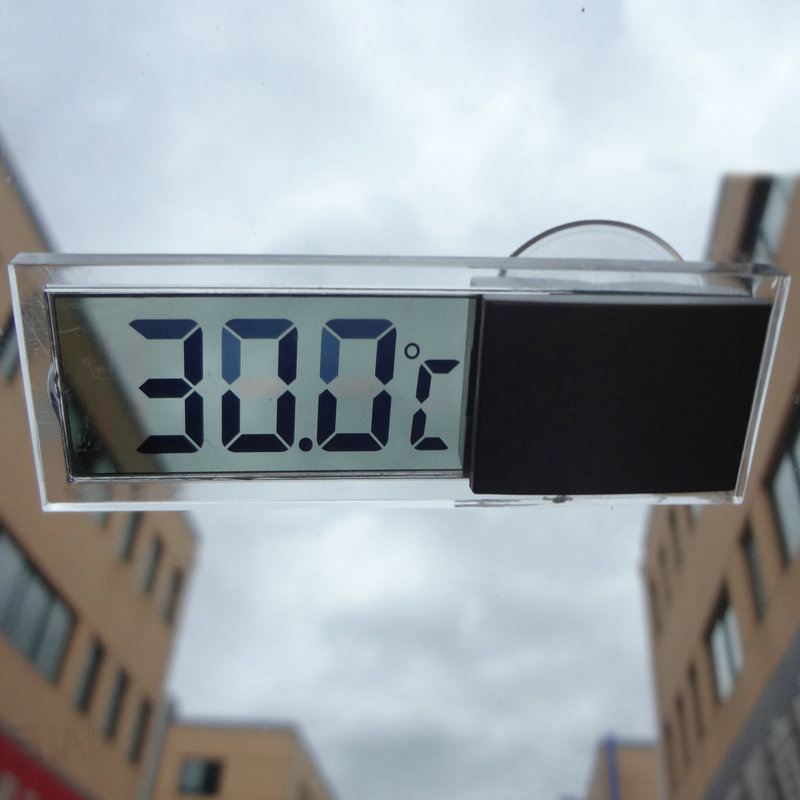 Lcd-scherm Digitale Elektronische Thermometer Sensor Met Sucker LED voor Alle Auto 'S Indoor Outdoor Home