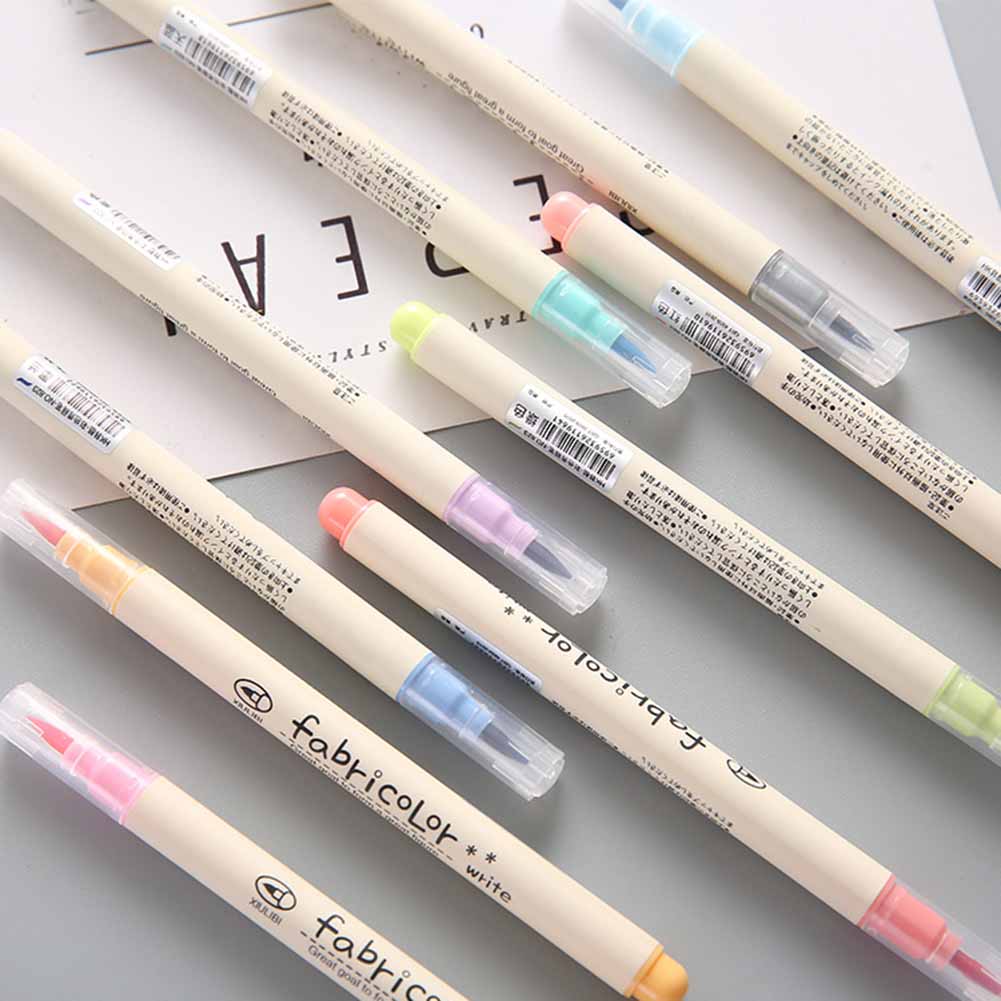 10 Stuks Aquarel Borstel Pennen Set Marker Pennen Voor Schilderij Tekening Kleuren Briefpapier UY8