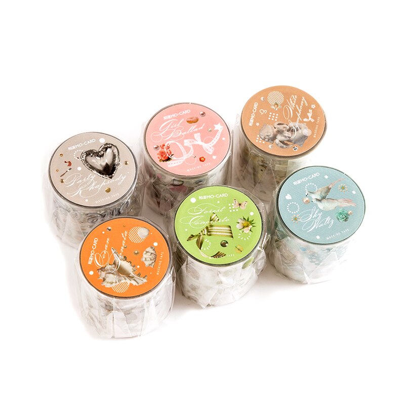 1 pz/1 lotto nastri adesivi decorativi movimento secolo Scrapbooking carta fai da te adesivi giapponesi 3m