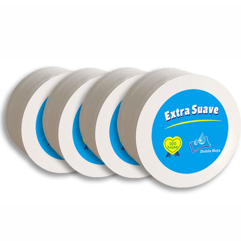 1 rol jumbo toiletpapier, glad zacht 3 lagen badtoiletpapier gxmc