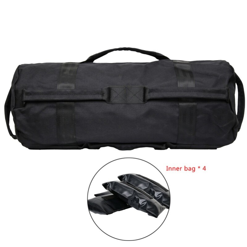 Fitness Weights Sandbags 40lbs Sandbag With 4 Adjustable Filler Sand Bags Yoga Heavy Duty Workout Training Exercise Gym: B