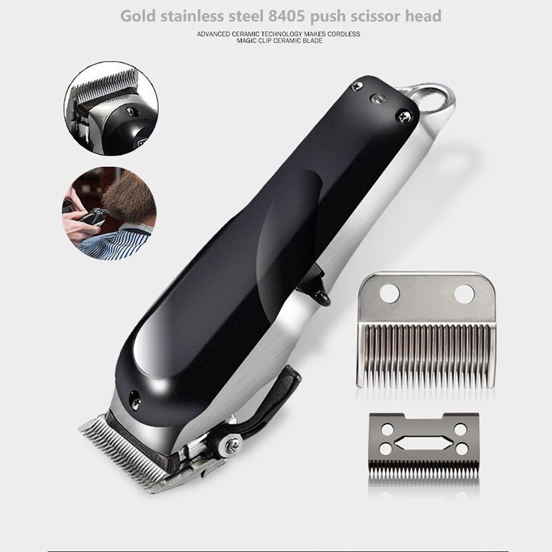 4 Stuks Voor Wahl Magic Clip Cord &amp; Draadloze Vervanging Mes + Mes (Staal Blade)-Goud &amp; Zilver