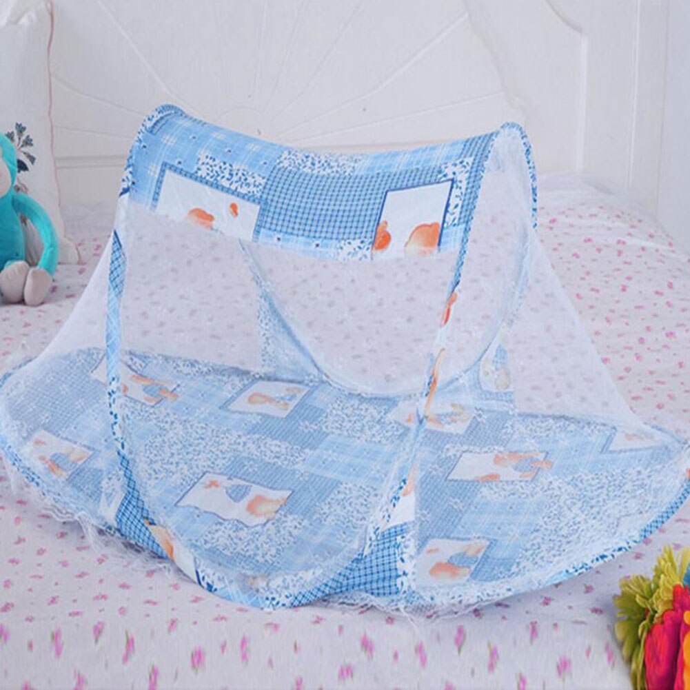 Home Baby Kid With Mattress Insect Protection Cartoon Ship Foldable Arched Mosquito Net Portable Crib Outdoor Safety Summer