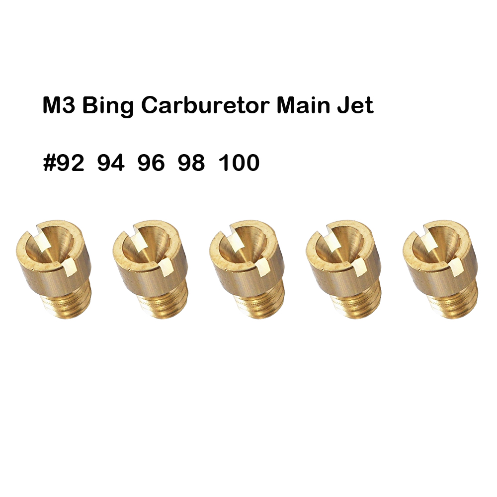 Förgasarmunstycke  m3 bing huvudmunstycke gr sprutmunstycke  yy50qt-8 lf50 qt 8a x1 lj50qt- e: Elfenben