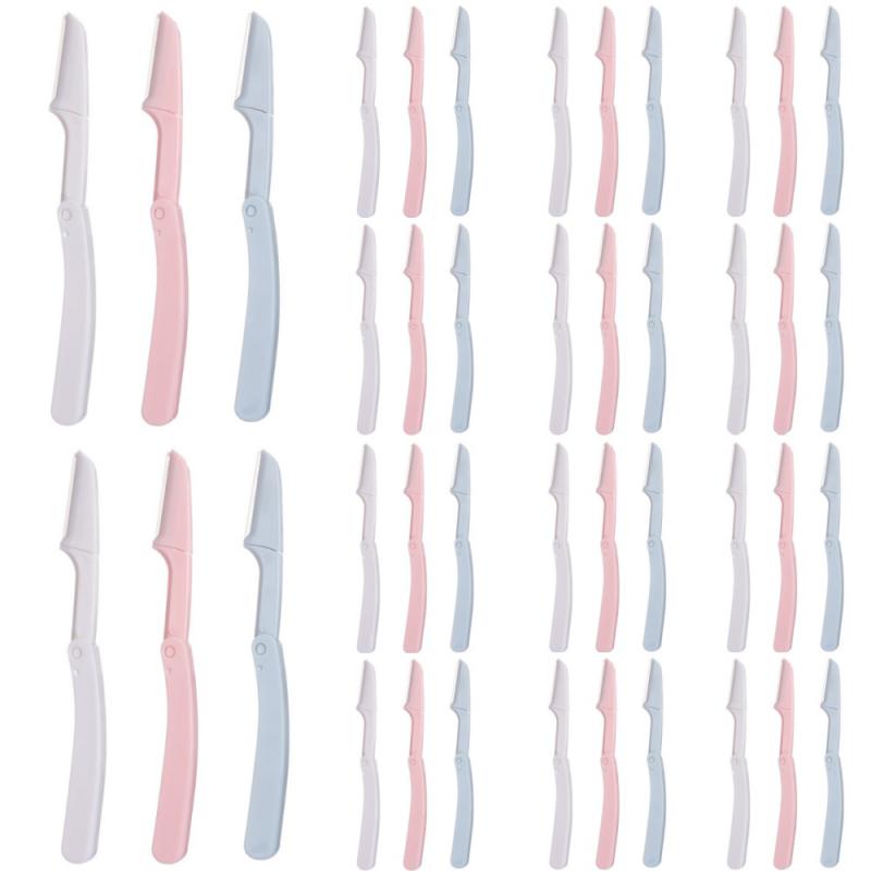 ﻿ 1PCS Eyebrow Trimmer Ladies Face Shaver Women Safe Gentle Makeup Tool For Women Anti-scratch Razor Makeup Tools Trendy ﻿