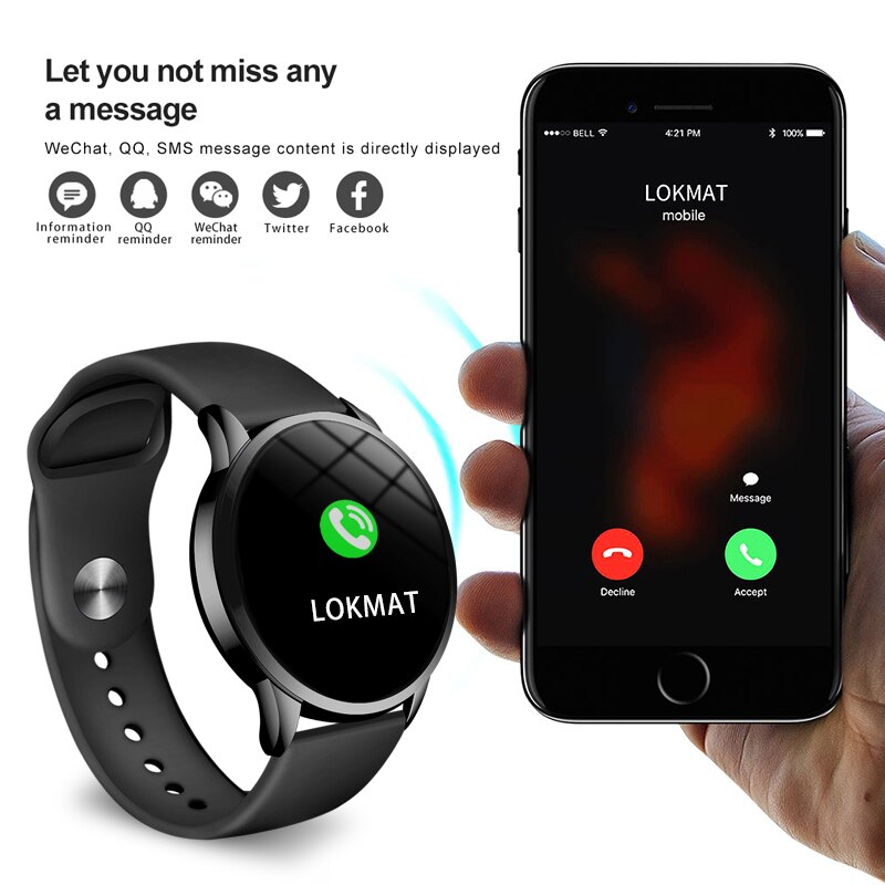 LIGE Neue smart wach frauen männer wasserdichte sport smartwatch Herz rate monitor blutdruck funktion Schrittzähler Fitness tracker