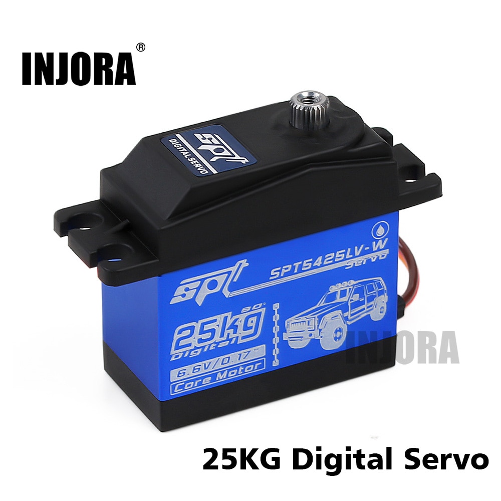 1Stck Metall Getriebe Wasserdicht SPT 5425LV 5435LV 25KG 35KG Große Drehmoment Digitale Servo für RC Auto Raupe SCX10 TRX4 RC Auto Teile