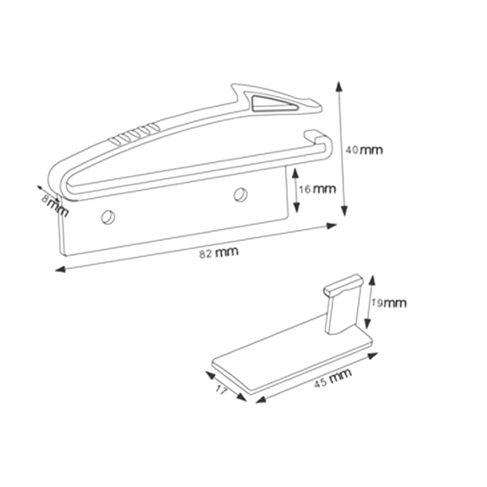 4Pcs Invisible Drawer Latch Lock Baby Safey Cabinet Locks Baby Security Children Protection Latches Safety Cupboard Door Locker