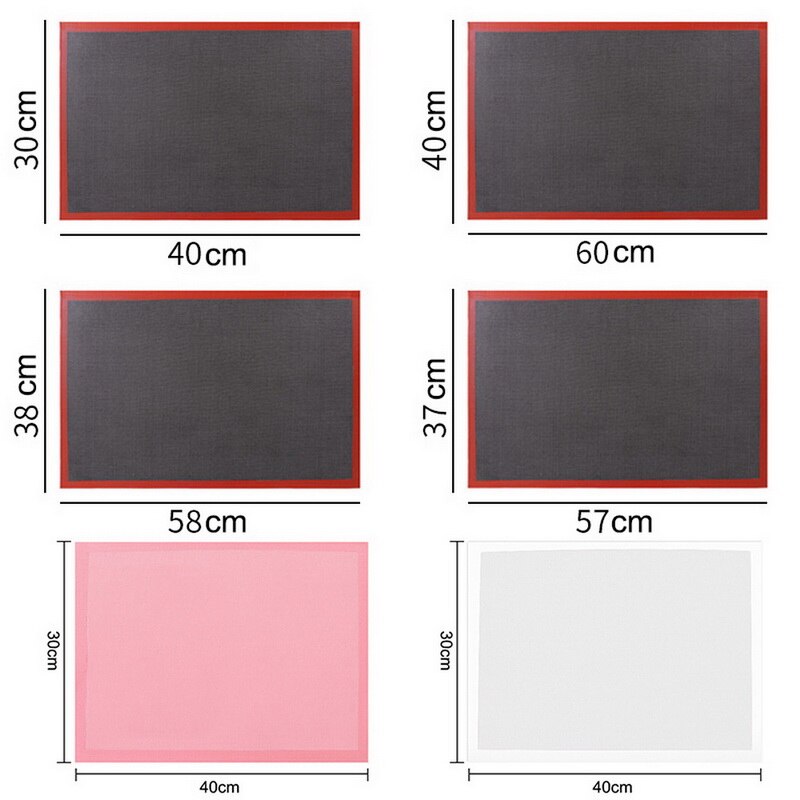 Geperforeerde Siliconen Bakken Mat Non-stick Oven Sheet Liner Bakkerij Gereedschap Gebak Macaron Pad Voor Cookies Keuken Bakvormen Accessoire