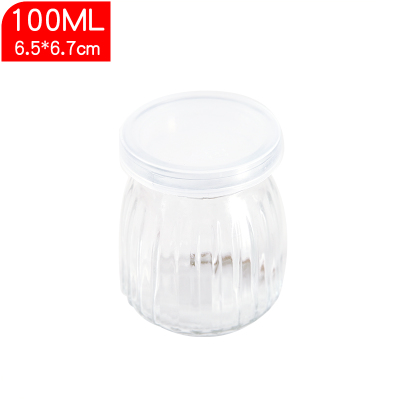 1 stuk 100-200ml geraspte pudding fles yoghurt beker mousse beker glazen fles zelfgemaakte melk yoghurt fles hoog borosilicaat: 1