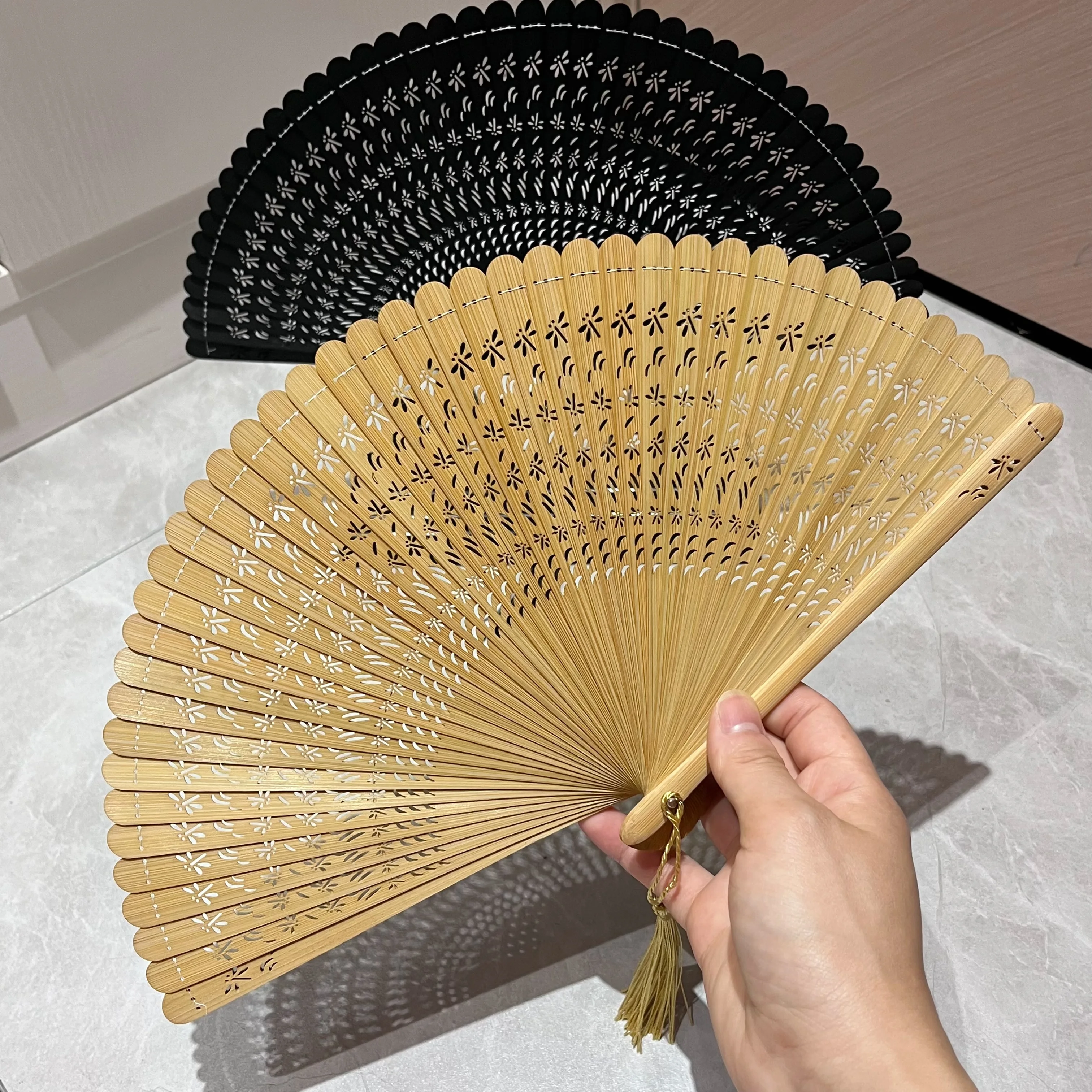 18cm tragbarer Falt Ventilator tragbarer antiker M...  Grandado