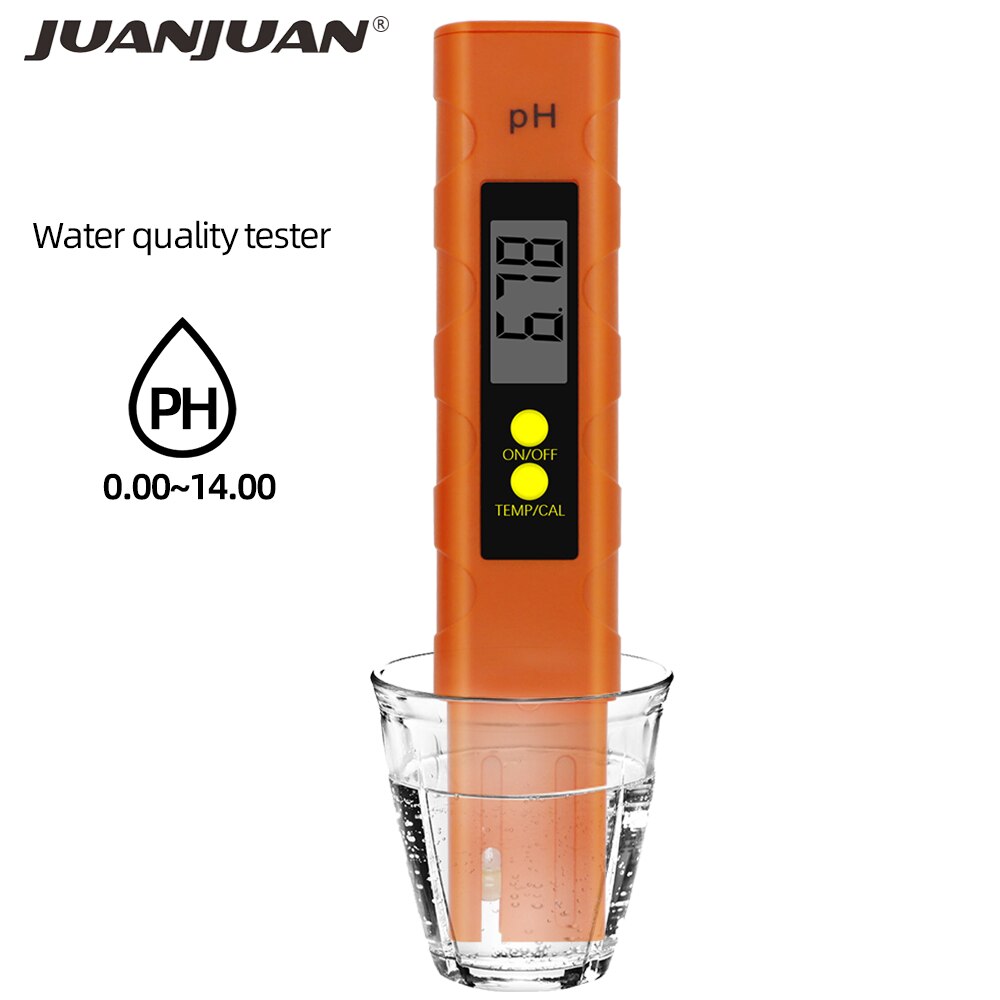 Digital PH Meter Waterproof Acidity Tester Water Test Purity Monitor 0.01 PH Detector for Aquarium Pool 50%OFF: A without retail box