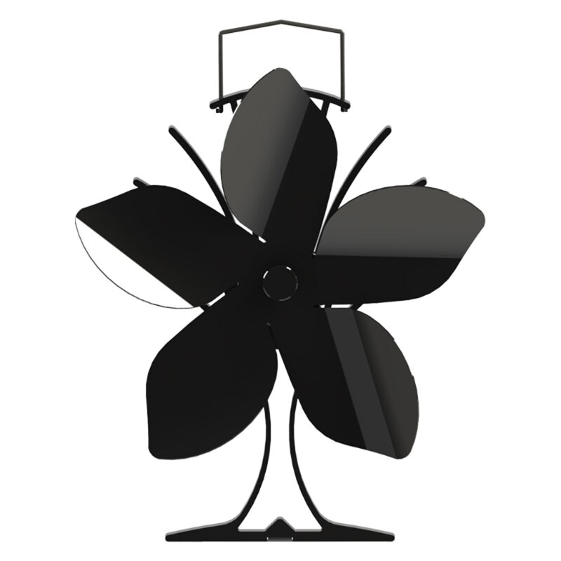 Efficient Fan Fireplace Fan 5-Blade for Gas Pellet Wood Log Burning Stove