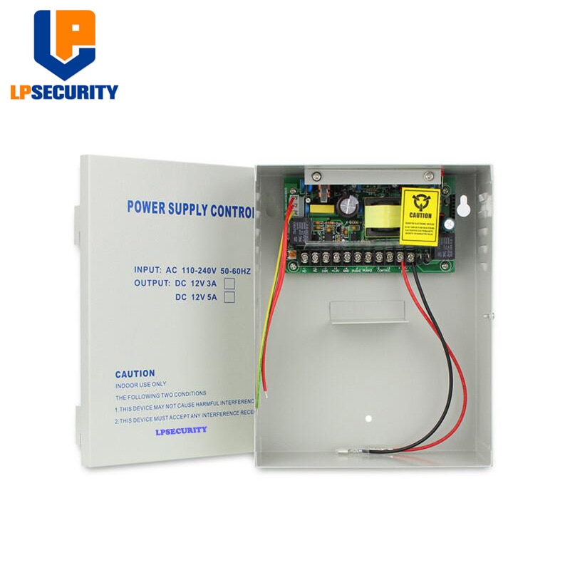 12V 5A access control system power supply box UPS back up power standby for access control system back-up source