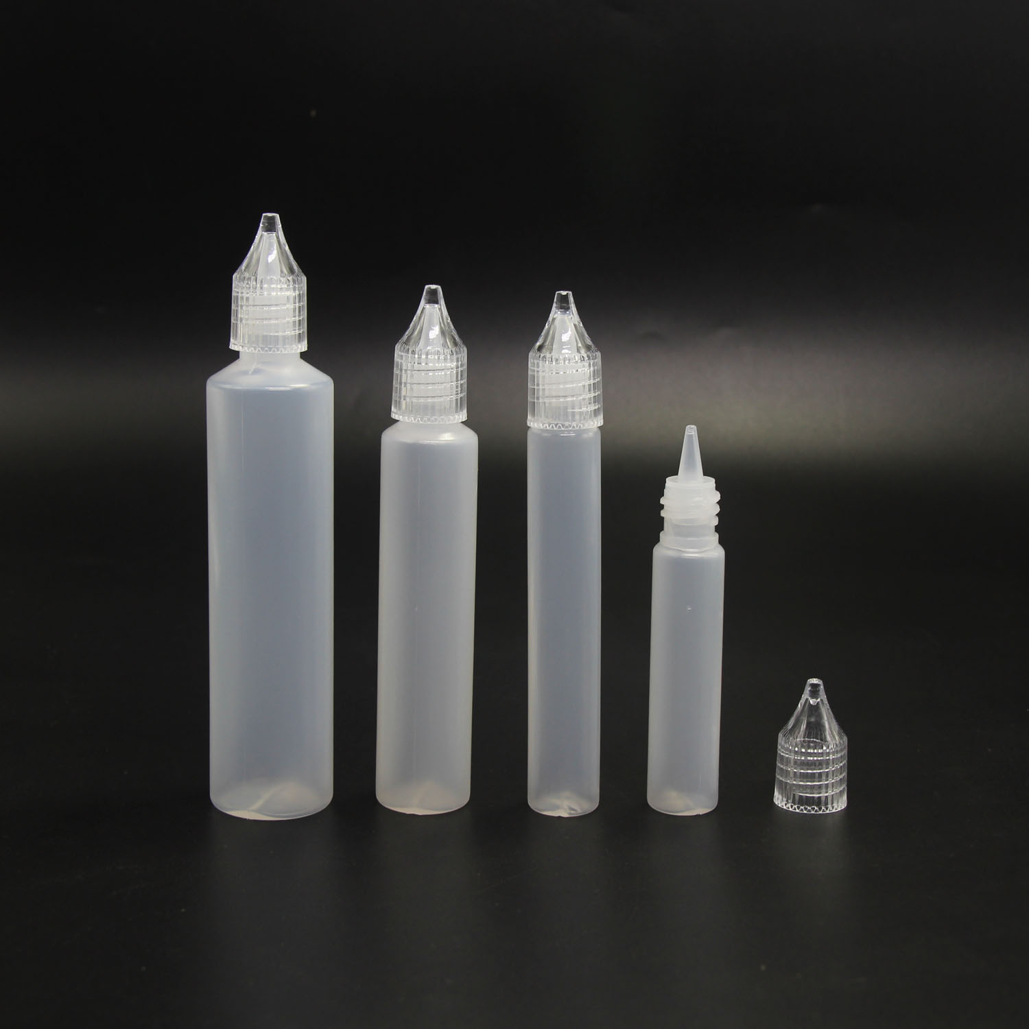 10/15/30/50 ml Plastic Druppelflesje Vloeibare Fles Lege Lange Slanke Fles Pen Vorm fles Voor Inkt Olie Pigment Container