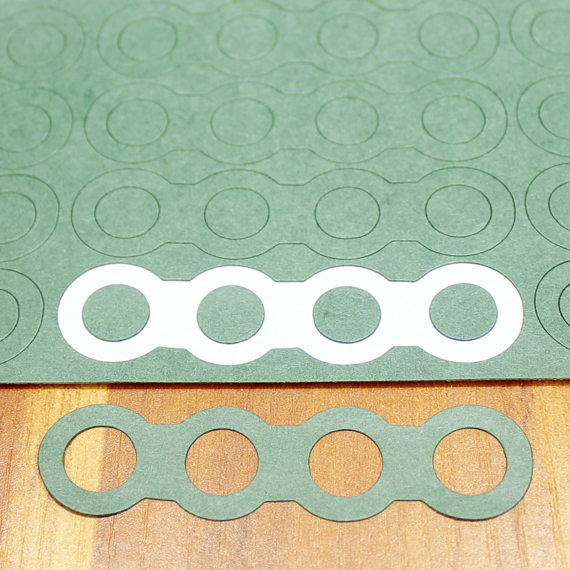 100pcs/lot 26650 lithium battery insulation pad battery assembly positive and negative highland barley paper pad patch: SKY BLUE