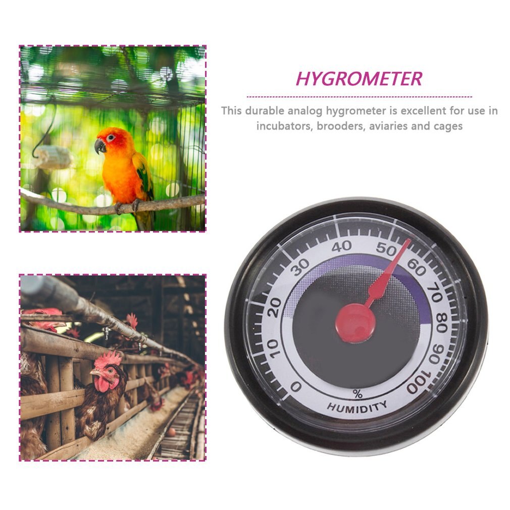 1pcs Moisture Meter Mini Power-Free Hygrometer Accurate DurablePortable Indoor Outdoor Humidity Higometro For Incubator