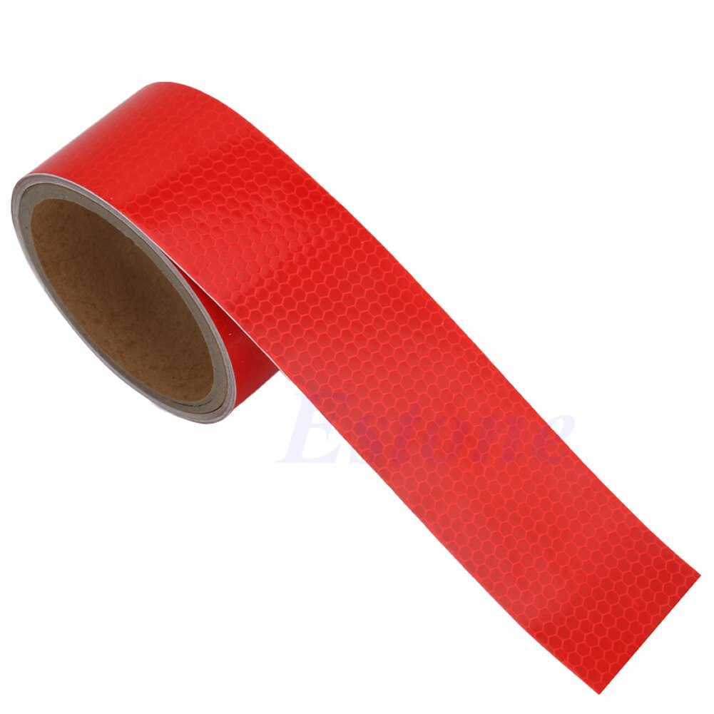 5Cm * 3M 2 "X 10 'Reflecterende Veiligheidswaarschuwing Conspicuity Tape Film Sticker Kleurrijke M3GD