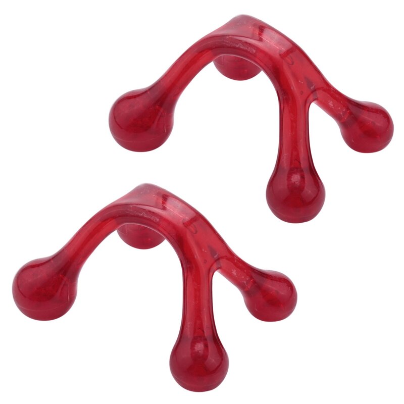 2X Practical Hand Held Massager Back Neck Full Body Spa Therapy Handheld Acupressure Home Health Care Tool: Default Title