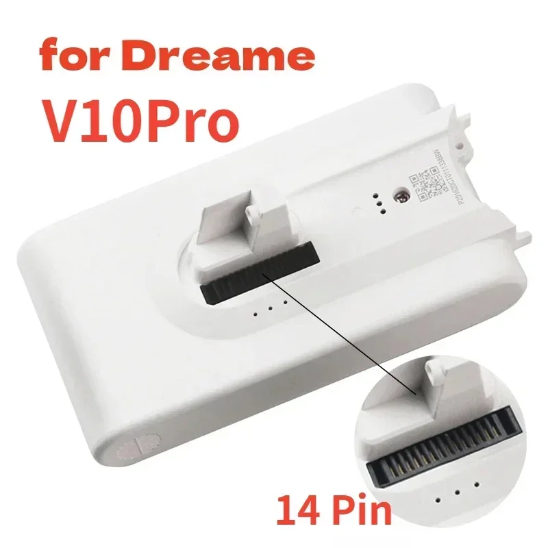 Wymienny odkurzacz 5000 mAh - zapasowa bateria robić akumulatora litowo-jonowego Xiaomi Dreame V8, V9, V10, V10zawodowiec, VVN3, VVN4, VVN5, XR: żółty