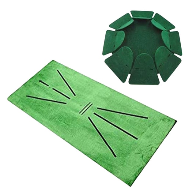 Golf Training mat Indoor and Outdoor Portable Golf Training Mat Velvet Golf Swing Mat: 03