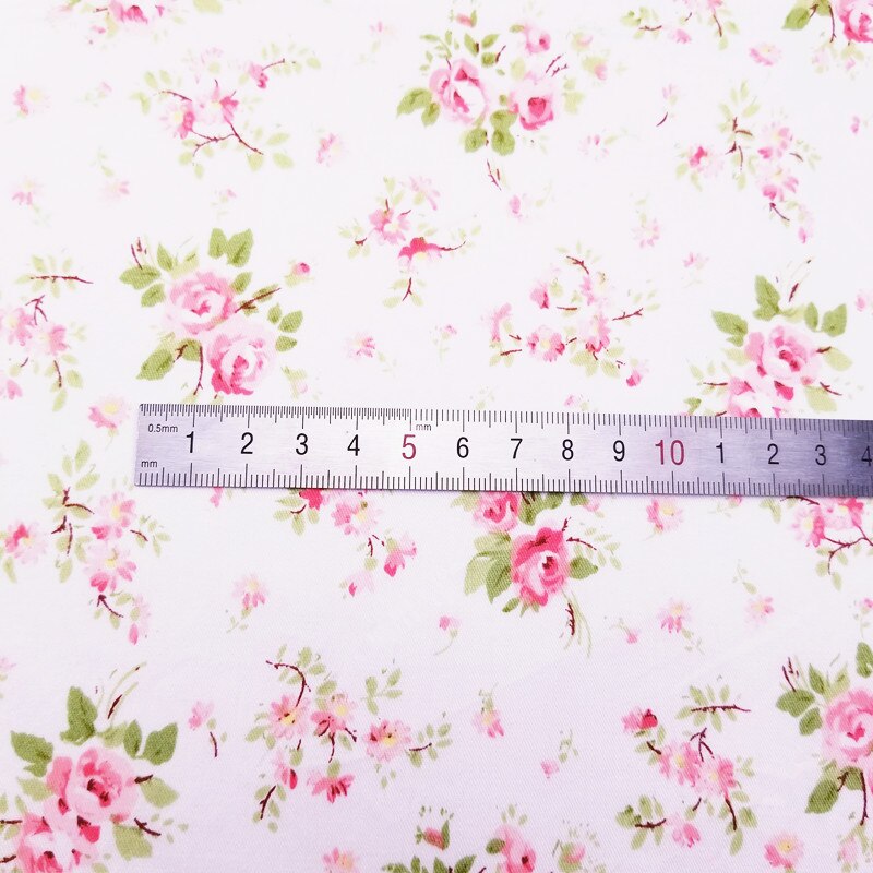 Lot De 50 Carrés De Tissu 100 % Coton à Motif Floral Pour Couture