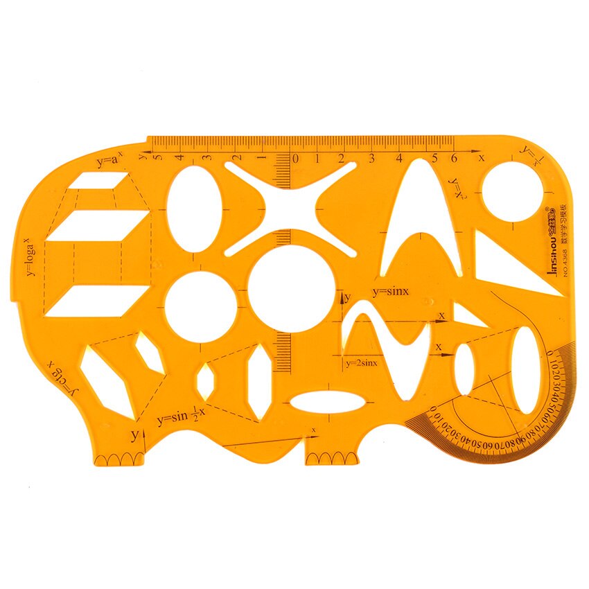 1PC Painting Template Ruler DIY Album Theme Lace Ruler Drawing Board Stencil Geometric Template: 4368