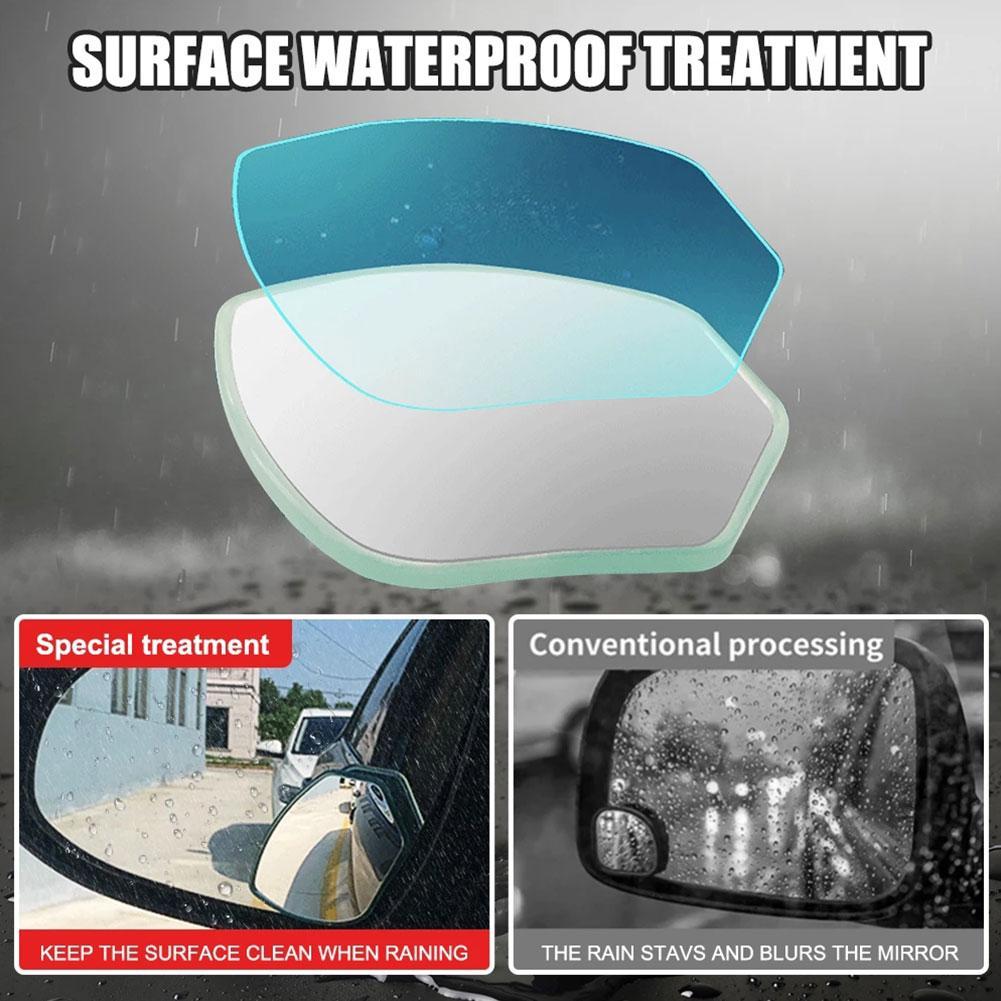 360 grad HD Blind Spot Spiegel Einstellbar Auto Rearview Convex Spiegel Für Auto Reverse Weitwinkel Fahrzeug Parkplatz Randlose Spiegel