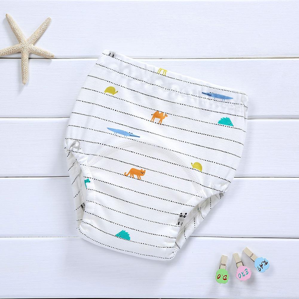 6pcs Diapers Training Pants Reusable Cute Baby Personality Breathable Cartoon Printing Splicing Wrap Cloth Nappy Changing
