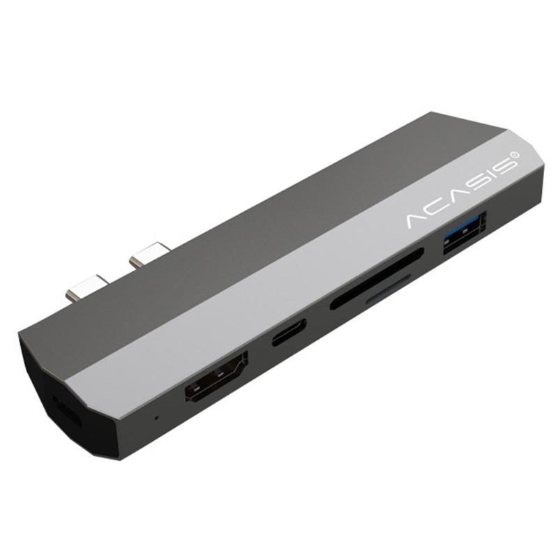 ACASIS USB Typ-C Hub zu HDMI Adapter 4K Blitz 3 USB C Hub mit Hub 3,0 TF SD Leser Slot PD für Mac Buchen Profi/Luft: Ursprünglich Titel