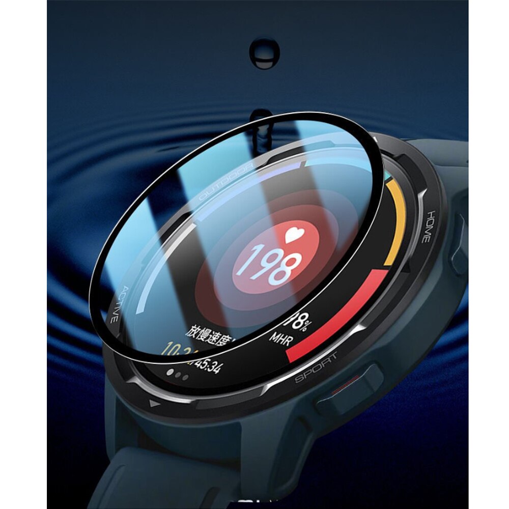 Film de protection 3D pour Xiaomi Mi Watch Color 2, protecteur d&#39;écran à bord incurvé complet pour montre Xiaomi Mi Watch/Watch Color 2 (pas du verre)