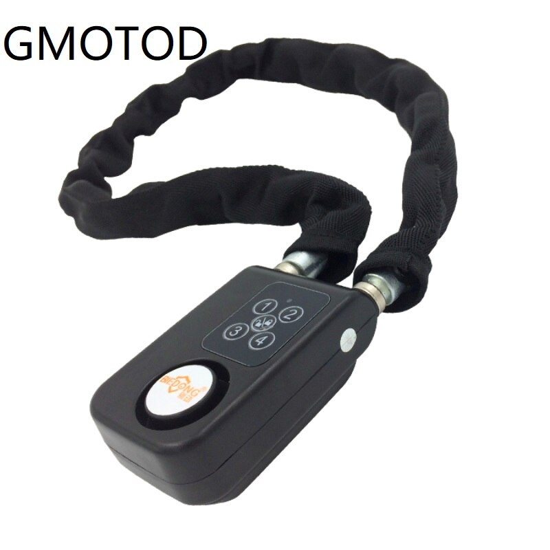 Key Gratis Mountainbike Motorfiets Inbraakalarm Elektronische Slot Fiets Kettingslot