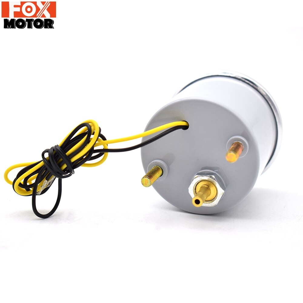 Medidor de pressão turbo universal, medidor de pressão turbo, voltímetro-1 a 2 barras 12v mostradores mecânicos digitais de vácuo, turbina led