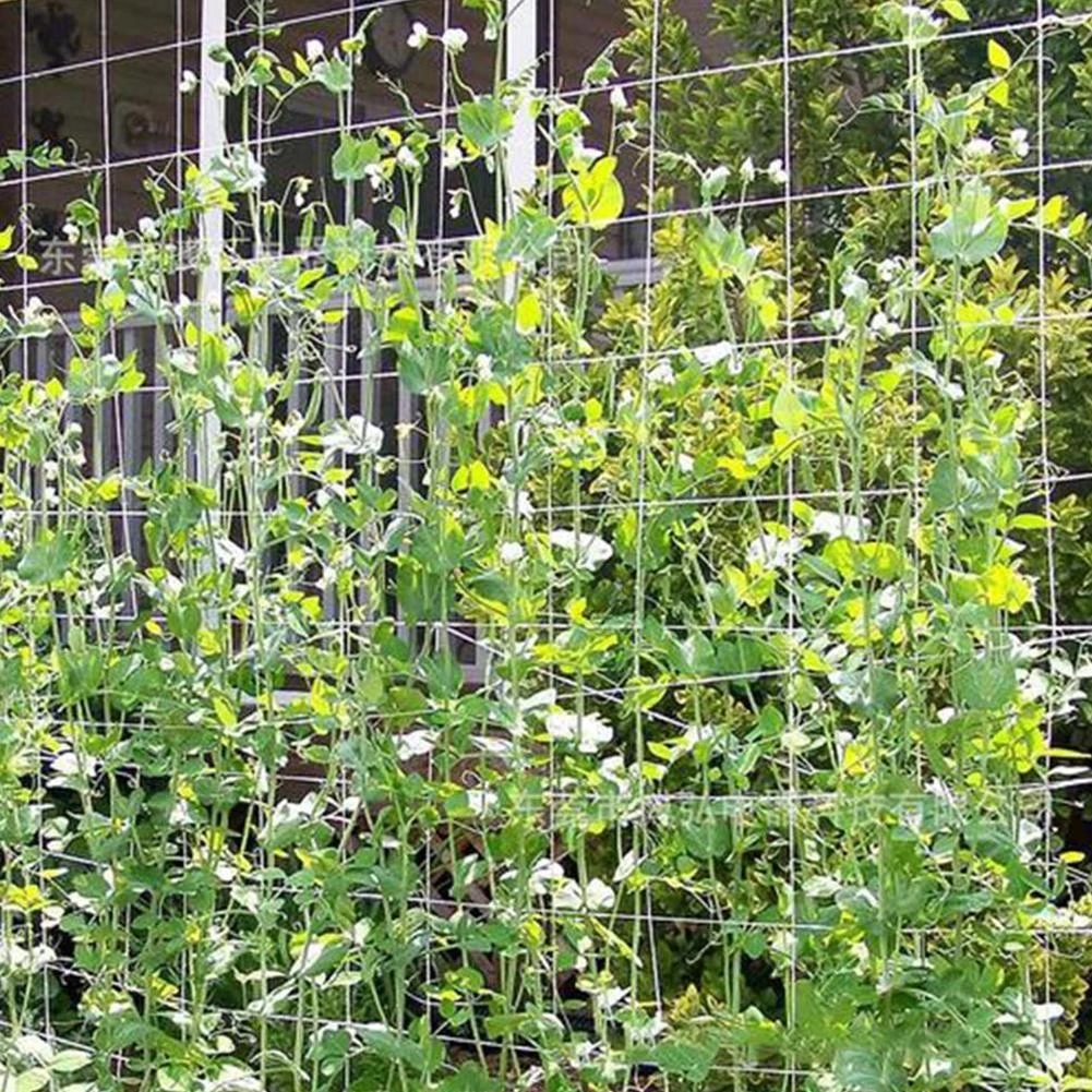 Enrejado de plantas de poliéster resistente, soporte para plantas, vid, escalada, jardín hidropónico, accesorios de red, multiuso