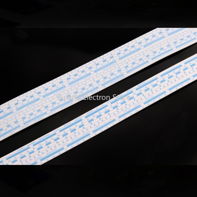 UL2468 Extension Wire 24AWG 7P 8P 9P 10P 12P Pin Flat Ribbon PVC Insulated Copper Connect Cable Electron Strip Line Blue White