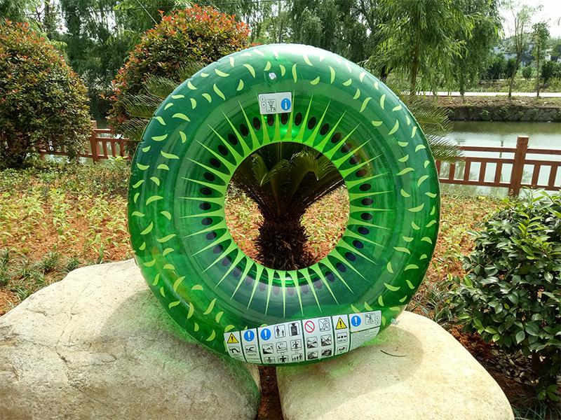 Uppblåsbar färgrik simning ring säker pool flytande sommar utomhusaktiviteter fest miljövänliga söta barn vuxna simning cirkel: Ljusgrå