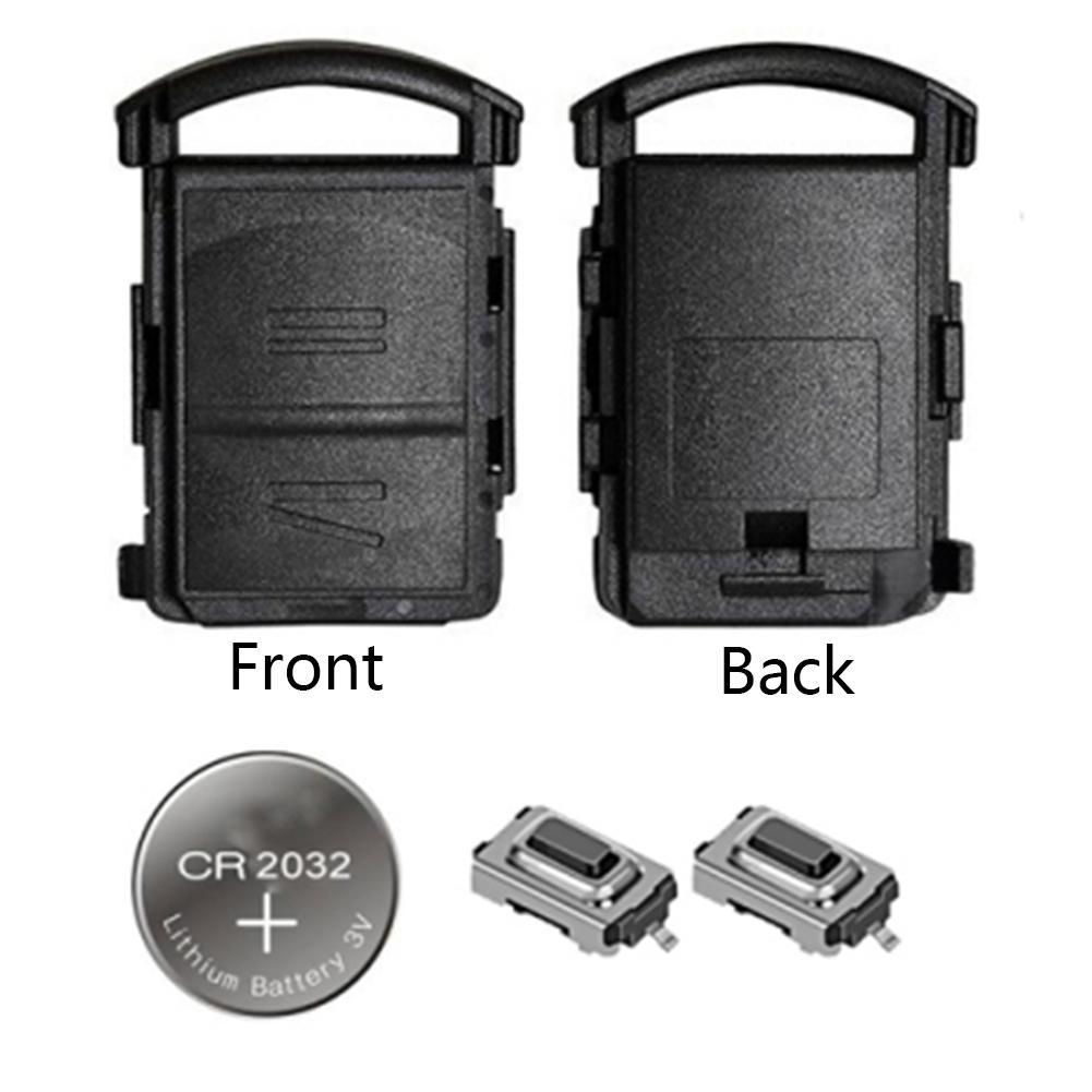 2 Knop Afstandsbediening Sleutelhanger Case Reparatie Kit Voor Vauxhall Opel Corsa Meriva Auto Accessoires