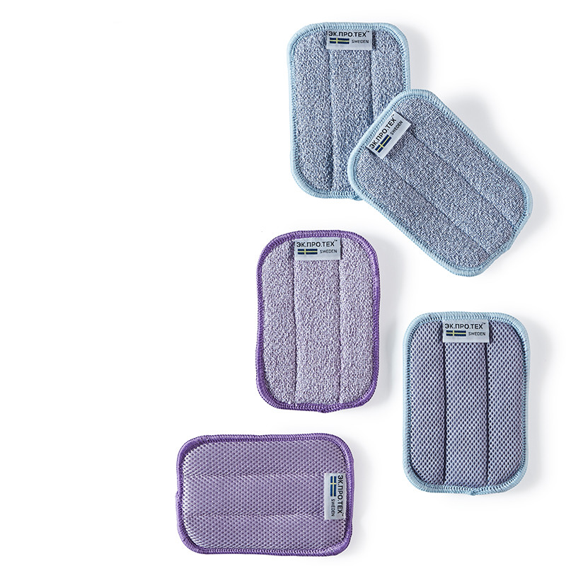 5PCS double-sided kitchen Cleaning sponge wipe for dishwashing antibacterial Sponge cleaning brush for bathroom super absorption: Default Title