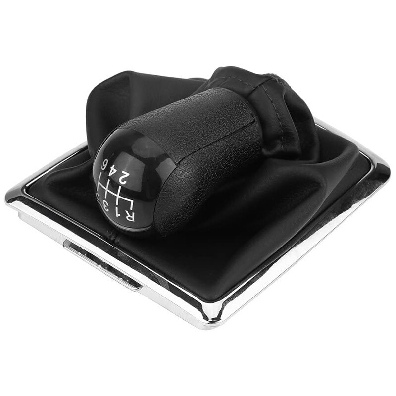 6 Speed Gear Shift Knob Gaiter Boot Cover Kit Gear Shift Knob for Ford Focus MK2 2004