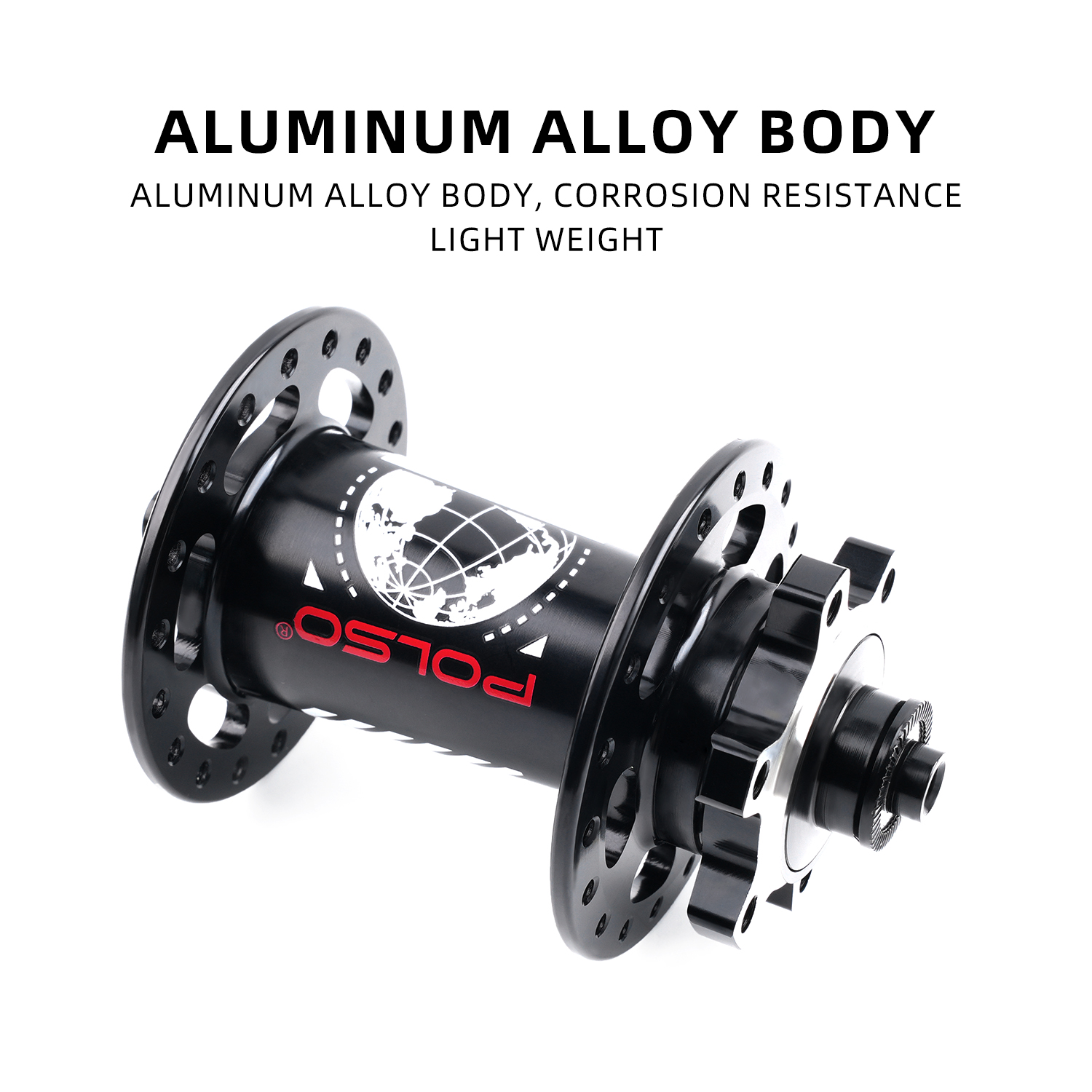 POLSO MTB Hub QR 32H 36H 7 Bearings 120 Clicks 100x15mm 142x12mm Boost 8 9 10 11 12 Speeds Disc Brake Bicycle Hubs