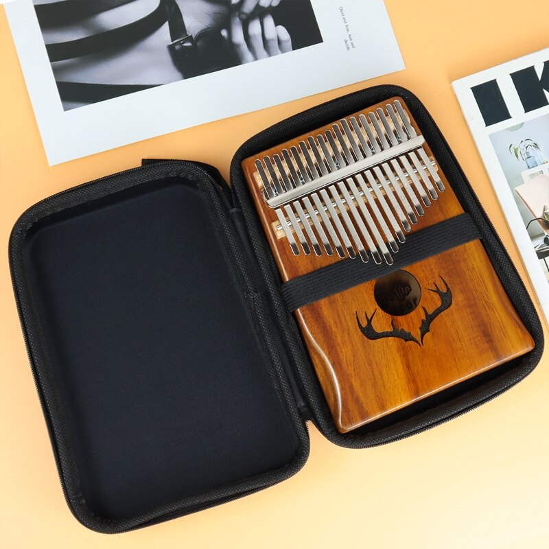 10/17/21 Keys Kalimba Case Thumb Piano Case Water-resistant Shock-proof Mbira Box Bag